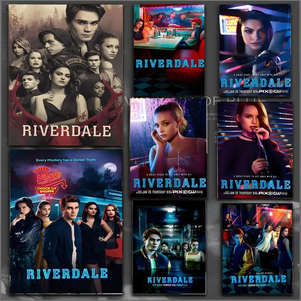 Teen Suspense TV Riverdale Poster Modern Aesthetic Print Minimalist Bedroom Living Room Home Decor Gift