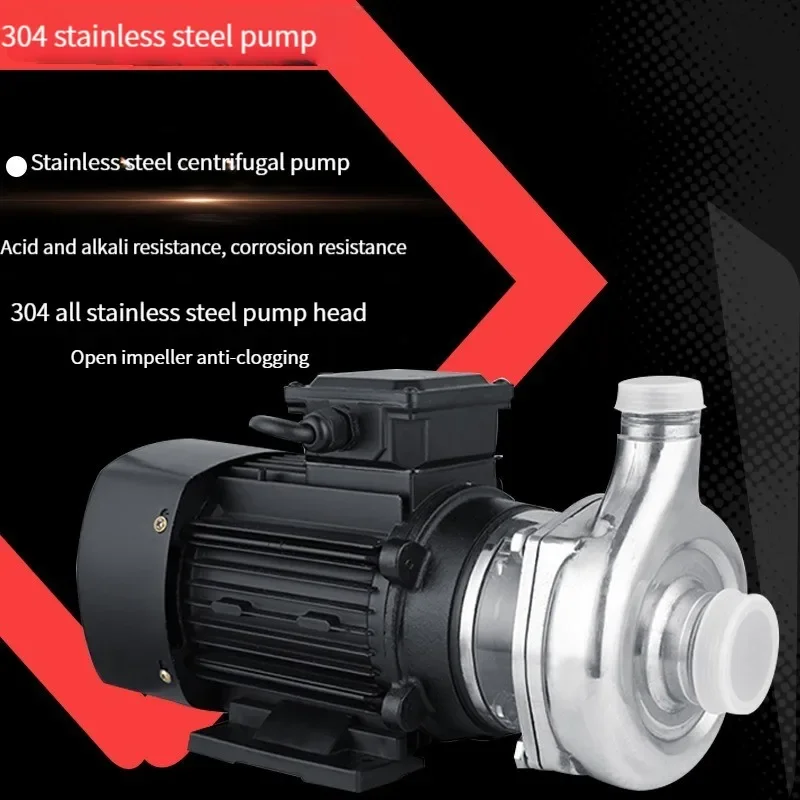 Pompa chimica anti-corrosione resistente agli acidi e agli alcali booster per tubi centrifughi 304 pompa chimica per acque reflue industriali