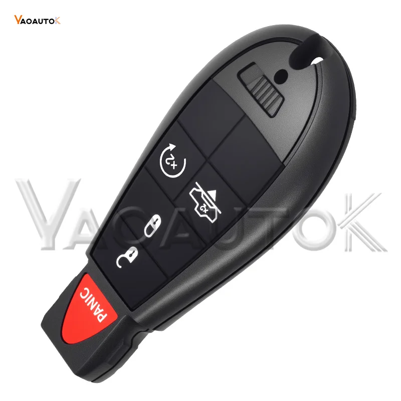 GQ4-53T Chiave remota PCF7961A adatta per Chrysler Jeep Dodge RAM 1500 2500 3500 4500 2014 2015 2016 2017 2018 NON Keyless Fobik 433MHz ﻿