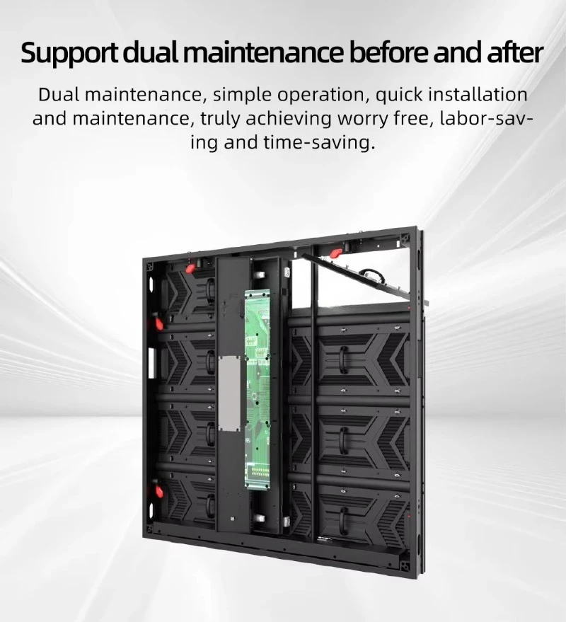 New Arrival P3.91 1X1m Pantalla  Outdoor Front Maintenance Outdoor  Panel HD IP65  Screens for Outdoor Advertising