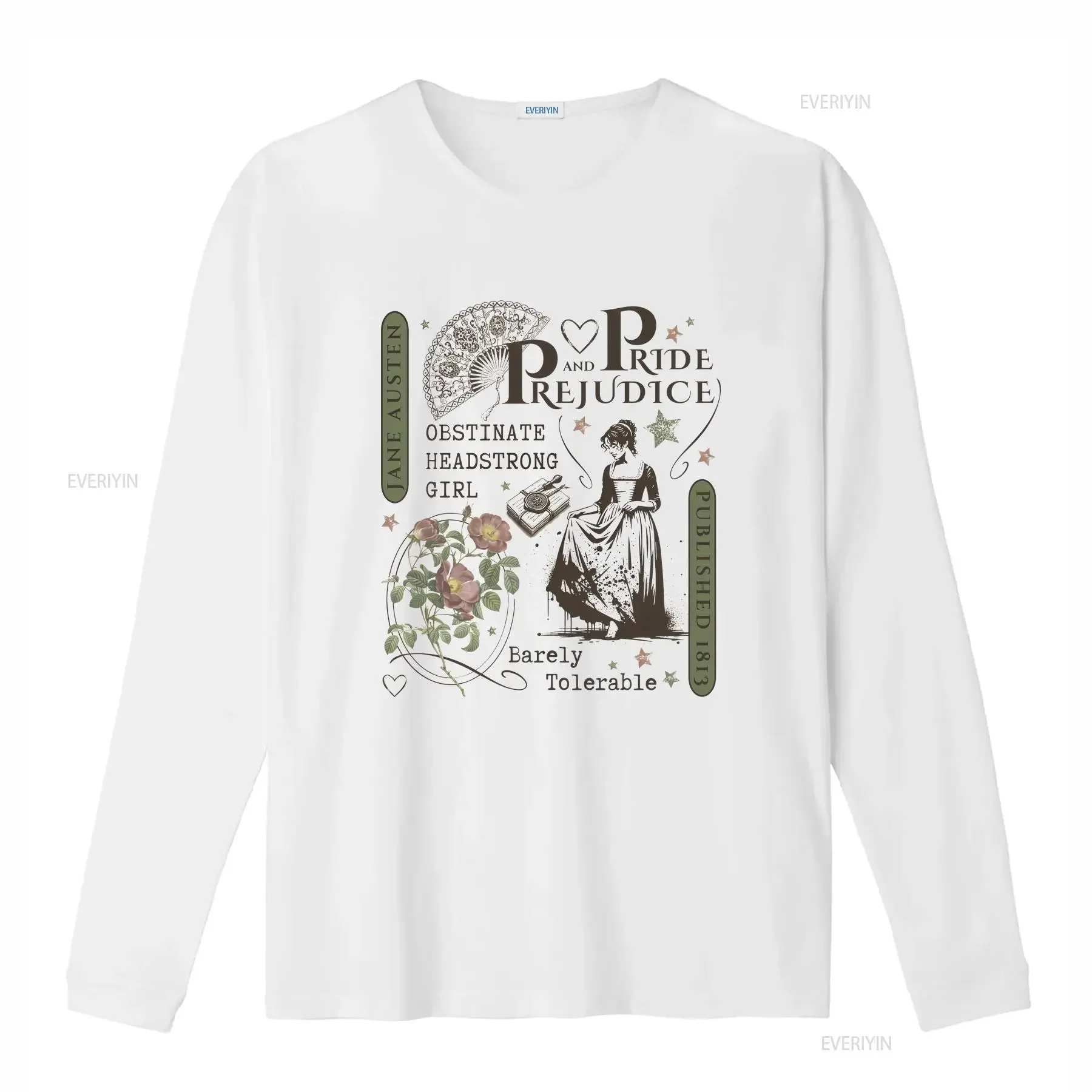 Barely Tolerable Pride and Prejudice T Shirt Jane Austen s Light Academia Clothing Bookish Dark Renaissance vintage Washed