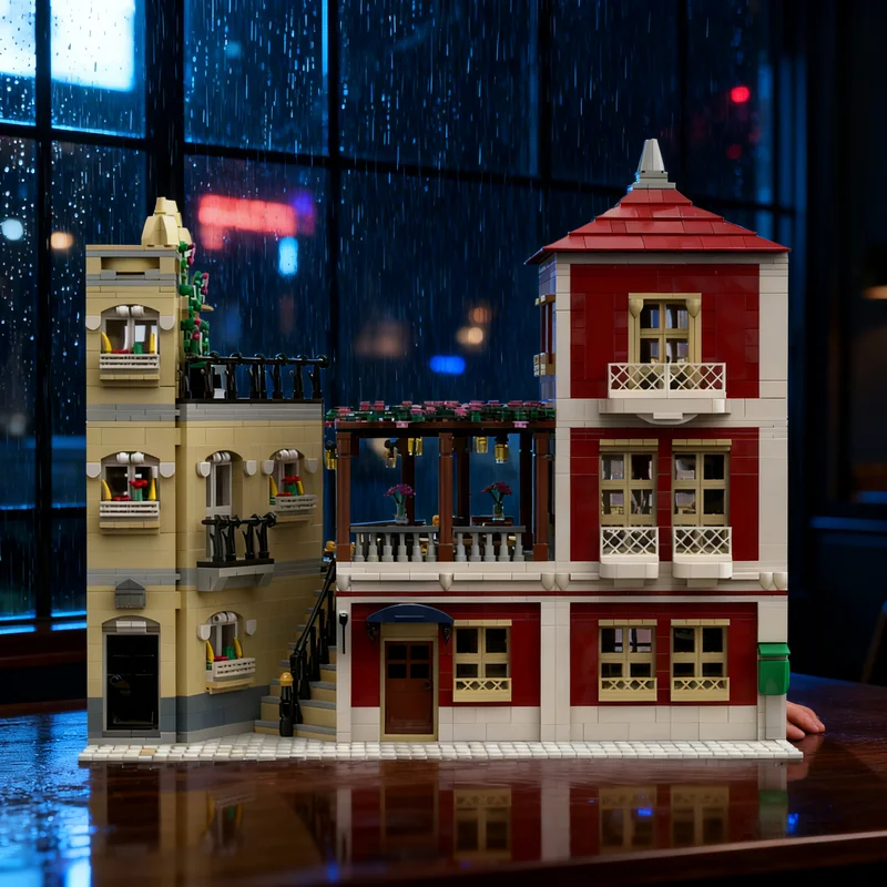 

4004pcs MOC Lisbon Modular Streetscape Model Building Blocks Construction Christmas Gifts Toy Creative DIY Idea Education Toys