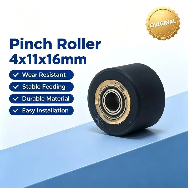 Roland Vinyl Cutter Pinch Roller 4x11x16mm Copper Core Rubber Roller Premium Replacement Parts