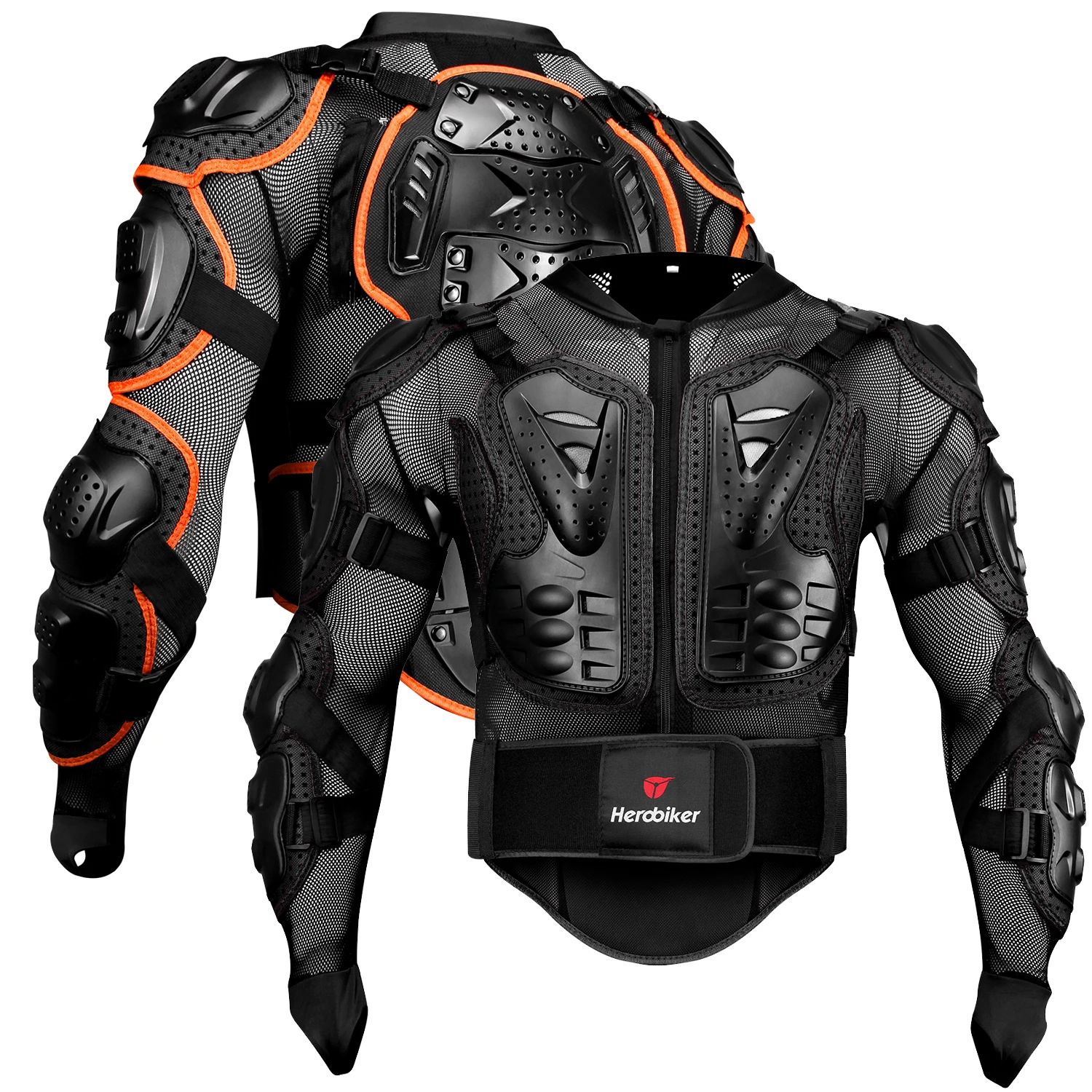 

Motorcycle Jacket Summer Breathable Full Body Motorcycle Armor Men Motocross Racing Moto Jacket Riding Motorbike Protection #