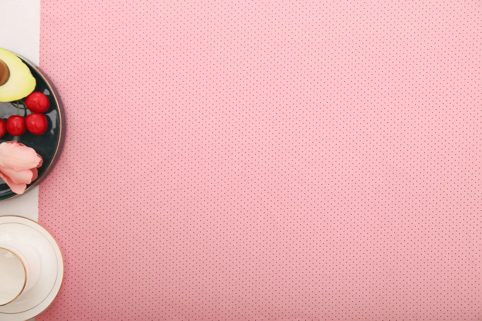 New Pink Butterfly Flower Dot Print Cotton Fabric for Sewing Craft Cloth Quilting Baby Dress Tecido Diy Patchwork Handmade Tissu