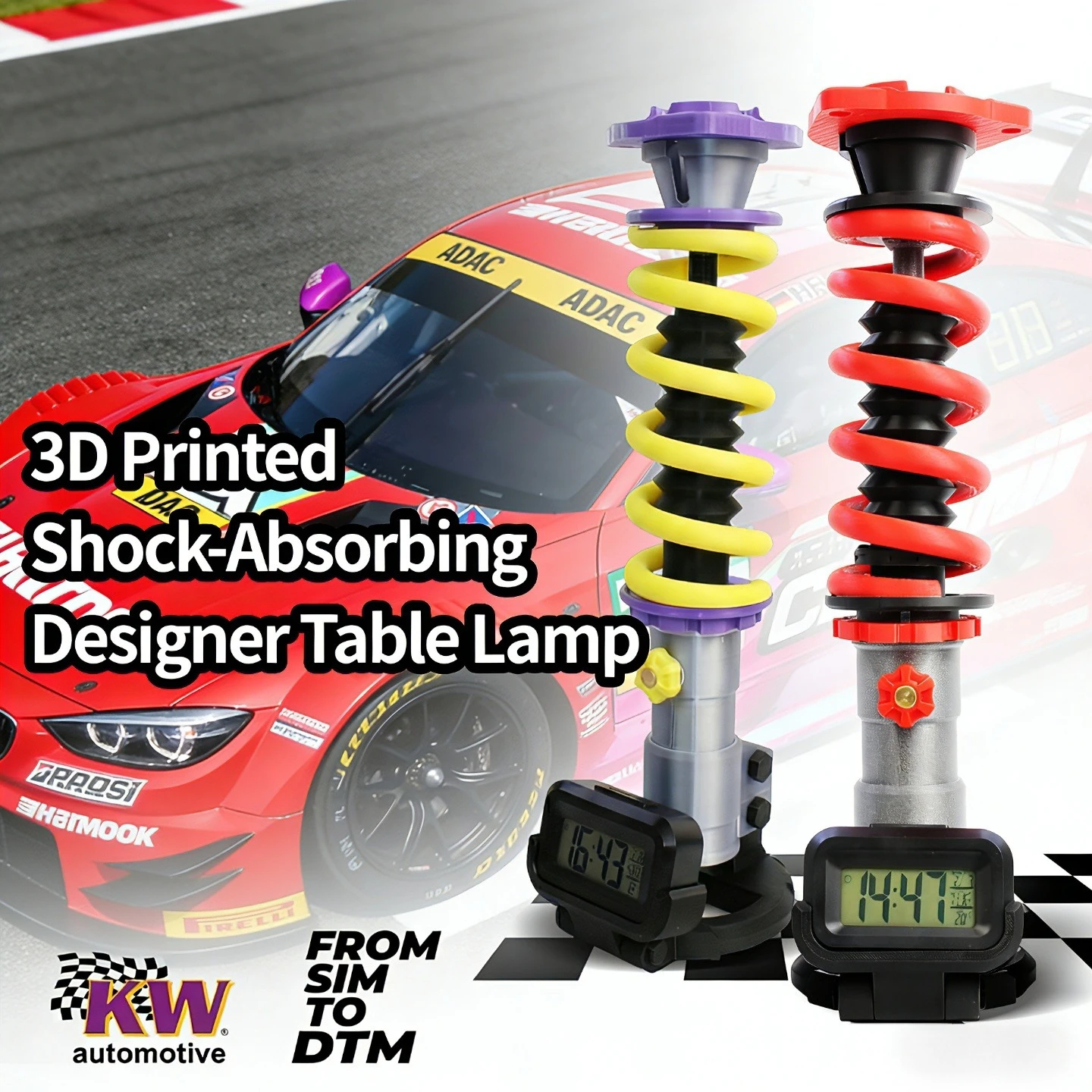 

Настольная лампа DLY в стиле амортизатора, реплика промышленного дизайна, персонализированная декоративная лампа, подарок для мальчика