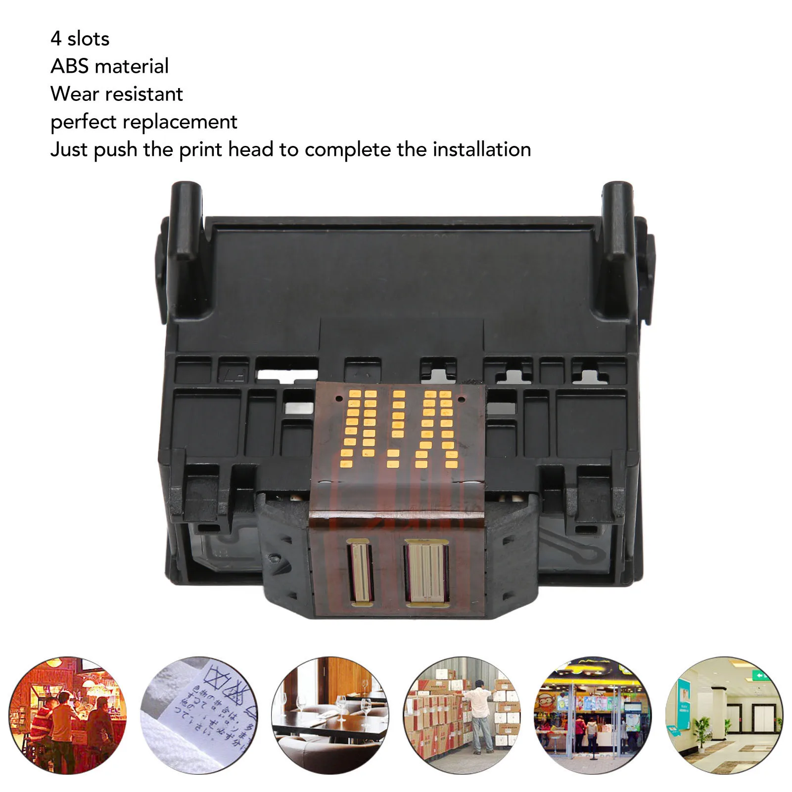 920 4-Slot Printhead for OfficeJet Pro 6000, 7000, 6500, 6500A, 7500, 7500A Printhead Nozzles Printer Replacement Parts