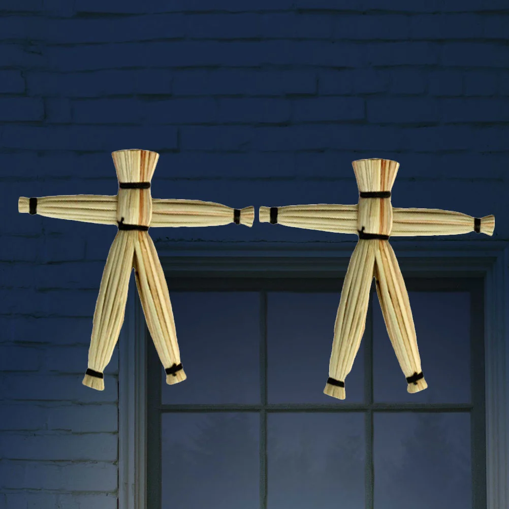 2pcs Close-up Psychokinesis Tricks Funny Scarecrow Toy Scarecrow Prop Scarecrow