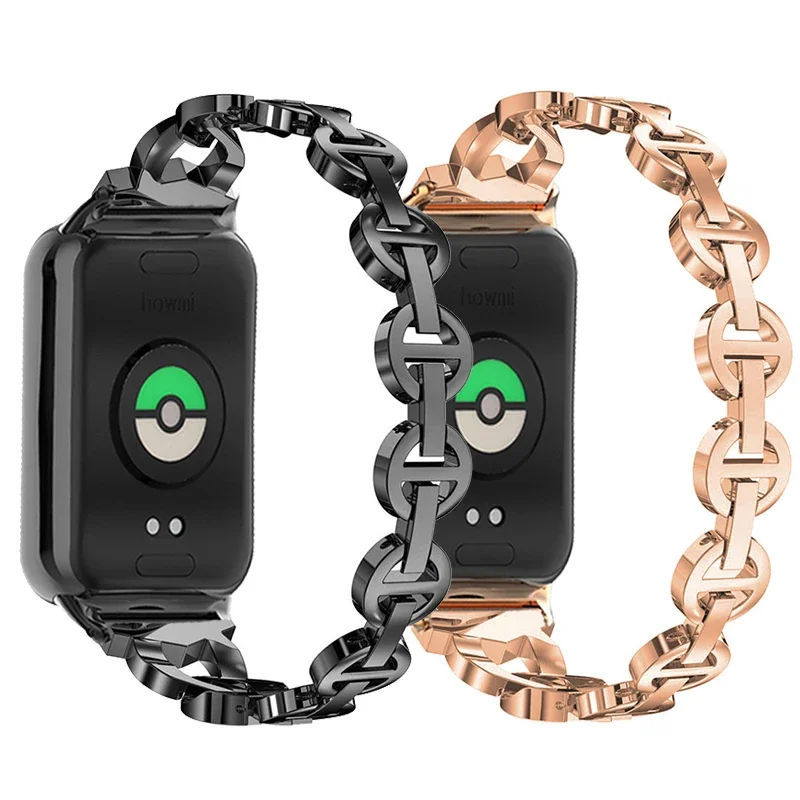 

Metal Watchband For Xiaomi Mi Band 8 Pro Diamond Bracelet For xiaomi band 9pro Wristband For Redmi Watch 4 Stainless Steel Strap