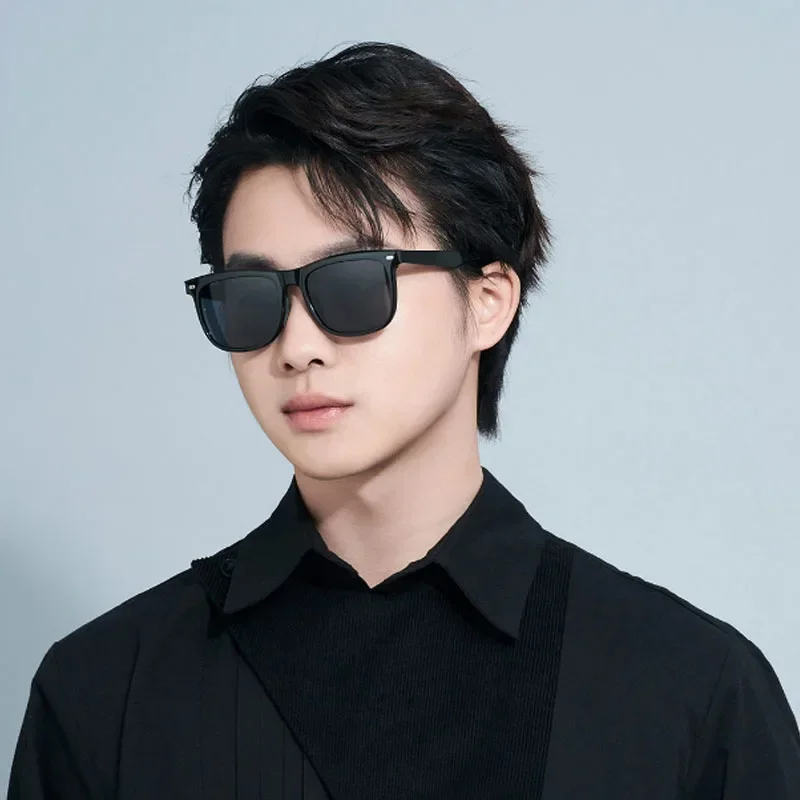 XIAOMI Mijia Square Fashion Sunglasses HD Nylong Polarized Sunglasses Double-sided anti-oil Lens 8 Layer Polarizing Film Unisex