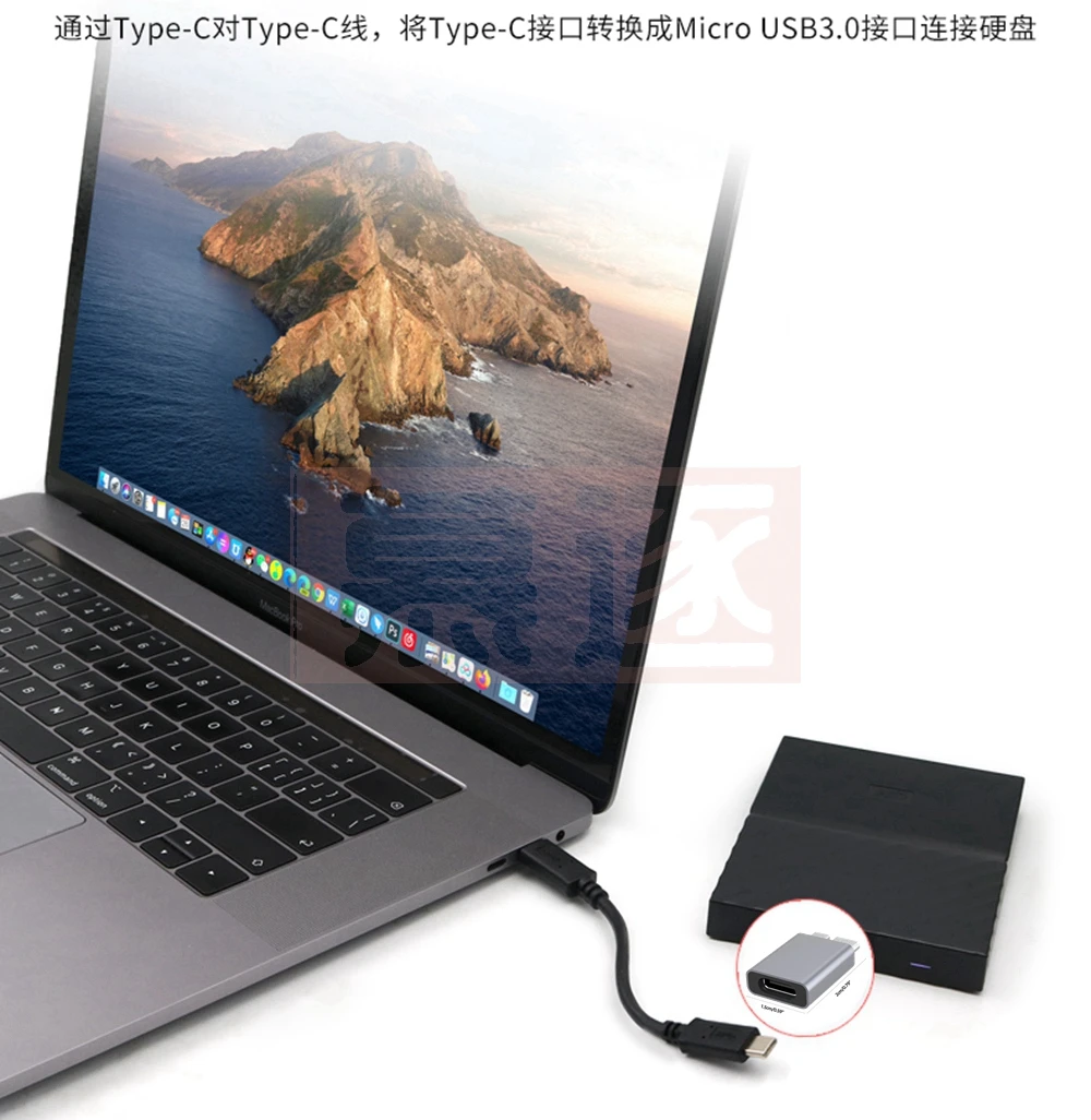 Typ-C USB C zu Weiblichen USB 3,0 Micro B Adapter Stecker Micro B zu USB C 3,1 adapter für USB 3,0 Externe Tragbare SSD HDD