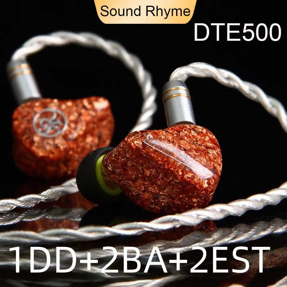 

Sound Rhyme DTE500 1DD+2BA+2EST In-Ear HIFI Stage Ear Return Hifi Monitor Studio DJ Musician Audiophiles Customized Earphones