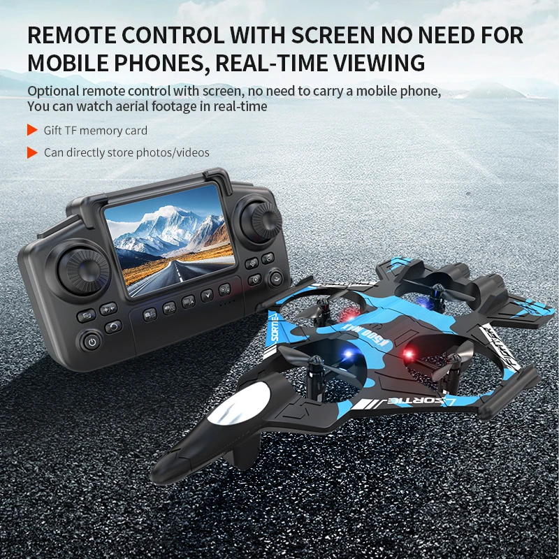 2026 Nuovo K500MAX RC Schiuma Aereo 2.4G WIFI RC Fighter Acrobatico Tumbling Elicottero con LED Luci Colorate Aereo Ragazzi Giocattoli Regalo