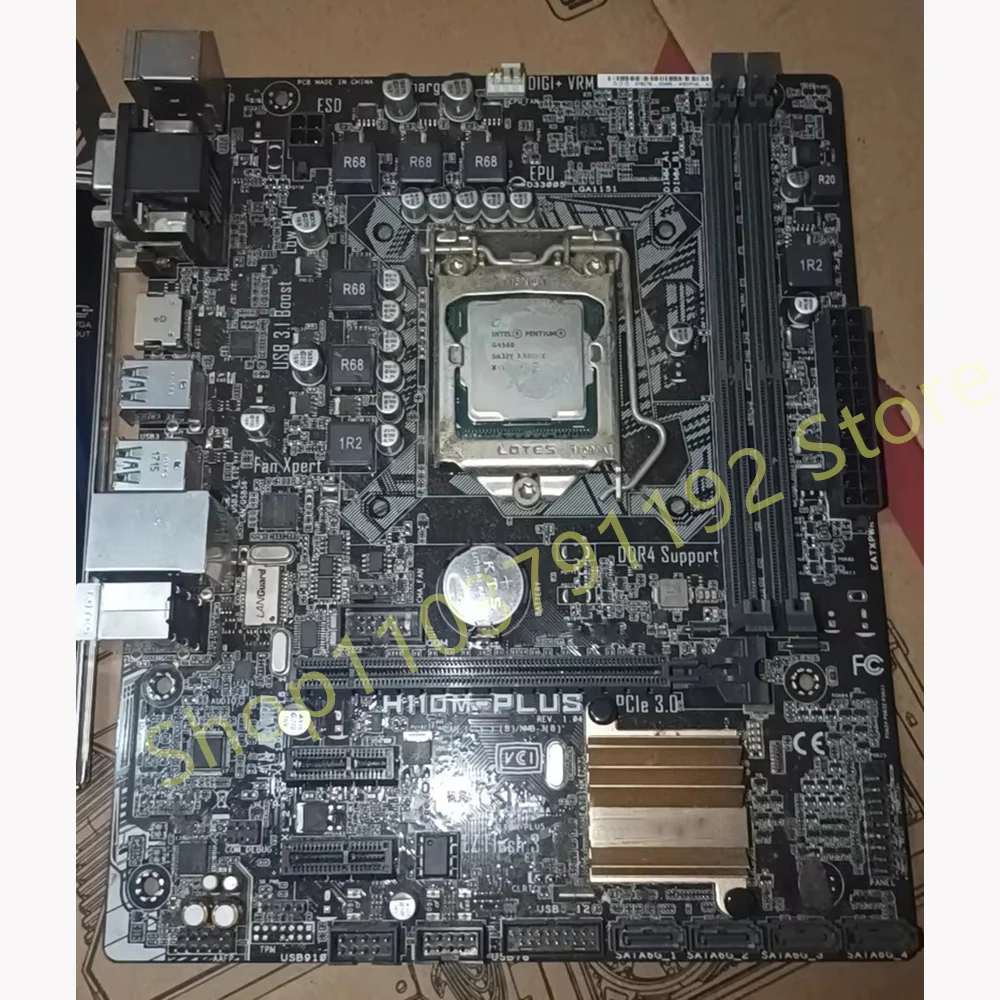 Para placa-mãe A-S-U-S H110M-PLUS