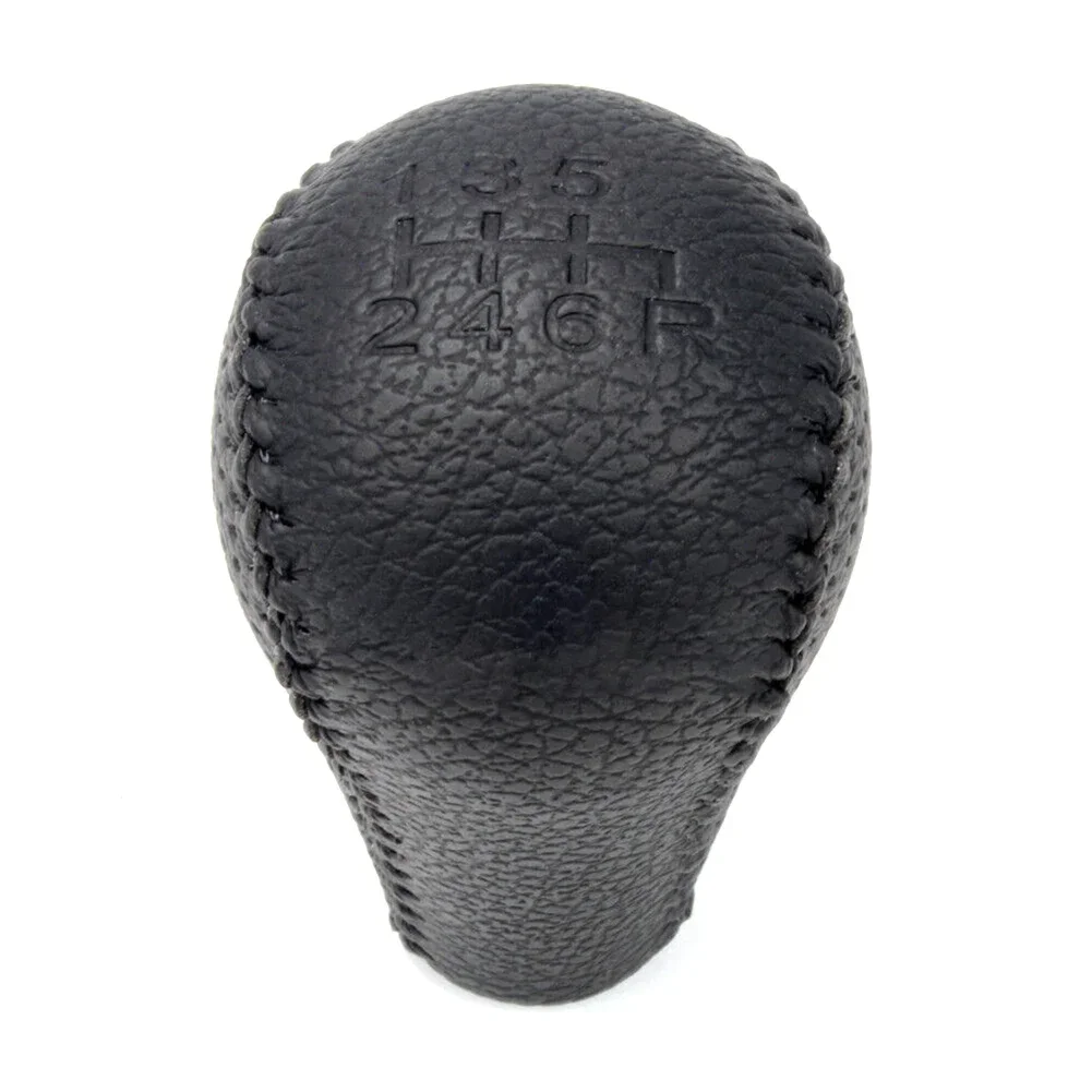 Manual 5/6 Speed Black Gear Shift Knobs Handles Lever For Nissan For Navara D40 For Frontier 05-15 Leather Gear Shift Knob