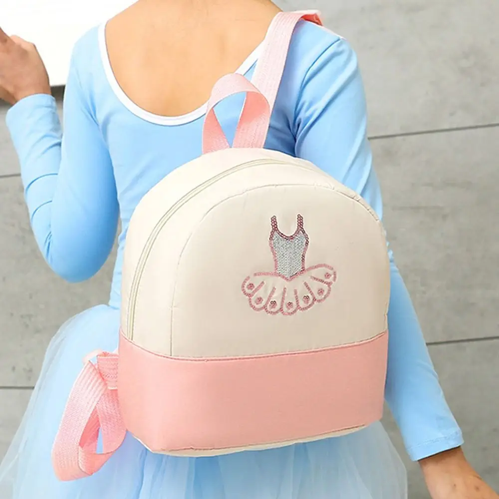 

Cute Children's Dance Bag Waterproof Breathable Ballet Bag Backpack Princess Style Wear-resistant Kindergarten Yoga Backpack