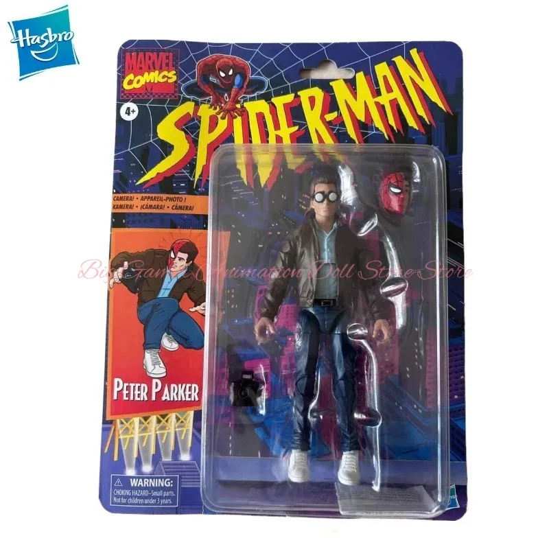 

【В наличии】Фигурка Hasbro Marvel Legends Series Человек-паук Питер Паркер, 6 дюймов, коллекционная модель, подарок, украшение