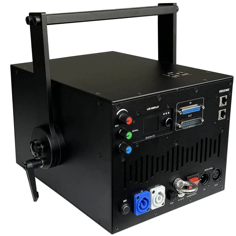 20W DMX ILDA RGB Laser Lighting DJ Disco Laser Party Stage Light Animation Laser Show Projector for Nightclub Wedding