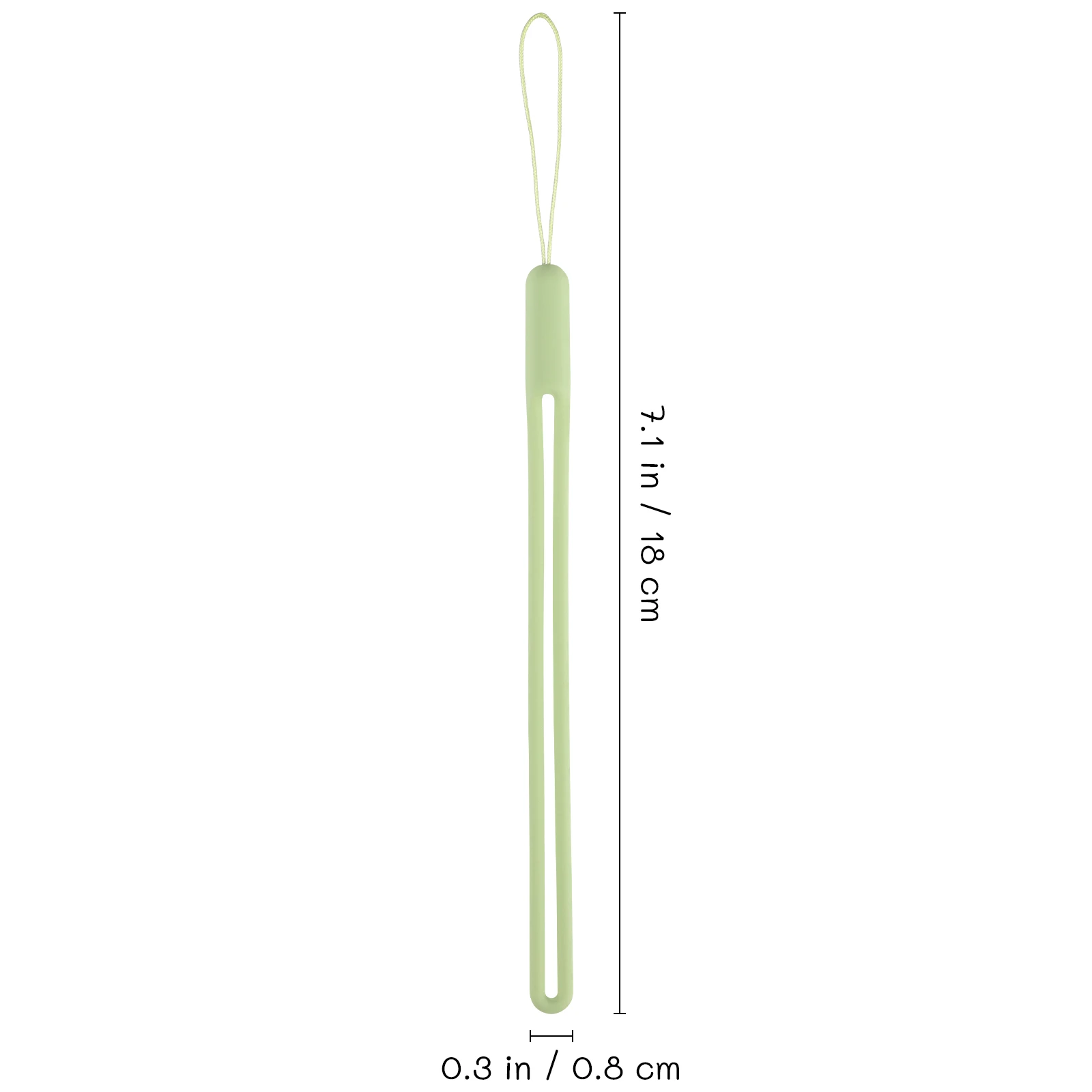 

3pcs Phone Lanyard Wrist Strap Lemon Edge Anti Lost Silicone Material Long Lifespan Wide Applications
