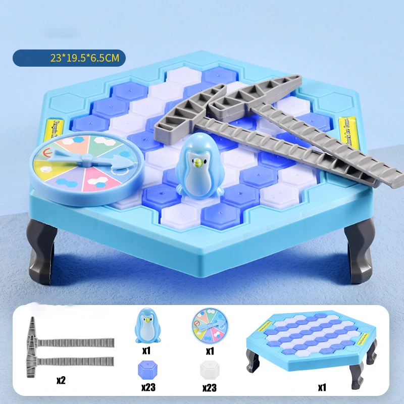 New Ice Breaking Game Toys Save Penguin Trap Break Ice Interactive Board Game Family Party Puzzle Table Knock Block Funny Toys