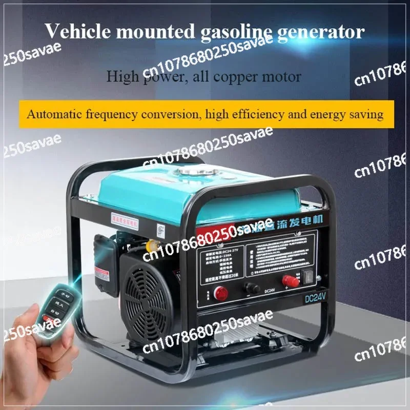 Air Conditioner Gasoline Generator, Small Silent DC Truck Frequency Conversion, Self Start Stop Diesel Vehicle, 24V Volt