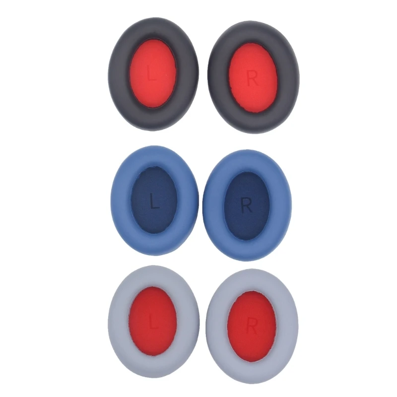 1Pair Replacement Skin Ear Pads Earcups for SonoFlow Headsets Earpads Earmuff Earpads Cushion Noise Isolation Ear Cups