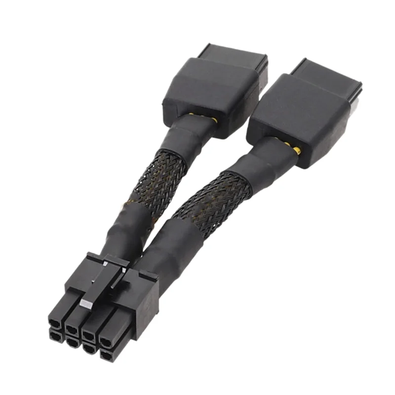 Cable de alimentación dual de 8 pines a 8 pines Cable de alimentación de tarjeta gráfica para NVIDIA TESLA K80/M40/P100/V1 GPU 10 cm, A Rich