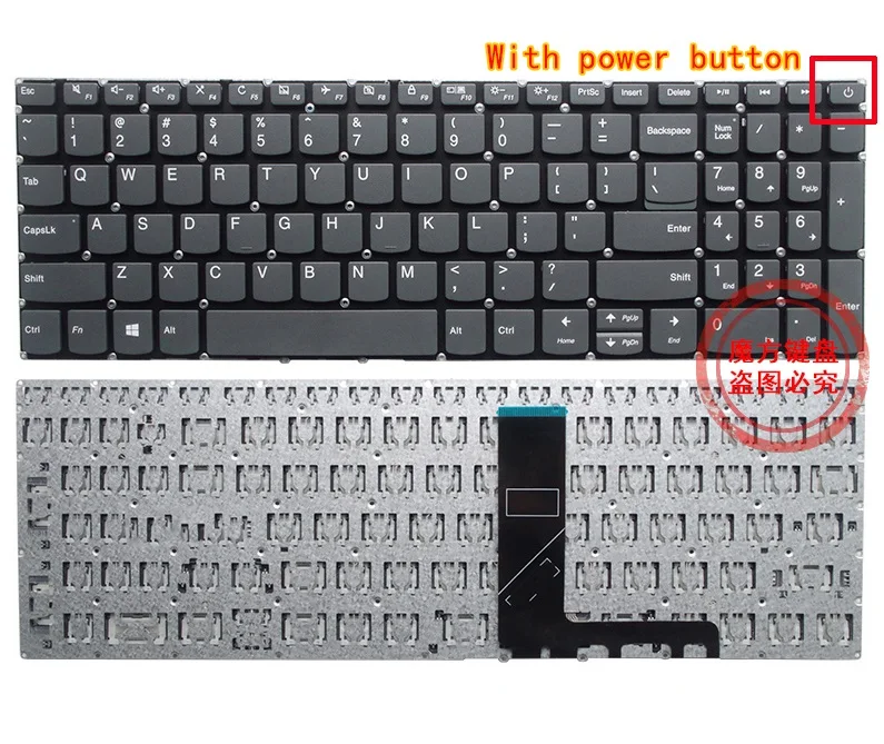 Imagem -03 - Teclado Retroiluminado Eua para Lenovo Ideapad 32015 15isk 320-15abr 320-15ast 320-15iap 320s-15 320s-15isk 320-15ikb 320s-15abr Novo