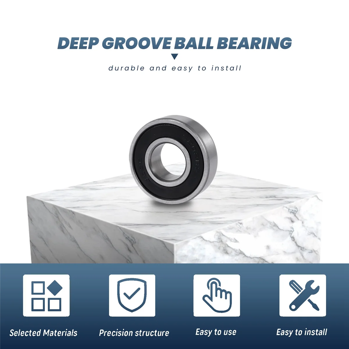 A44TReplacement 6202RZ Roller-Skating Deep Groove Ball Bearing 35x15x11mm