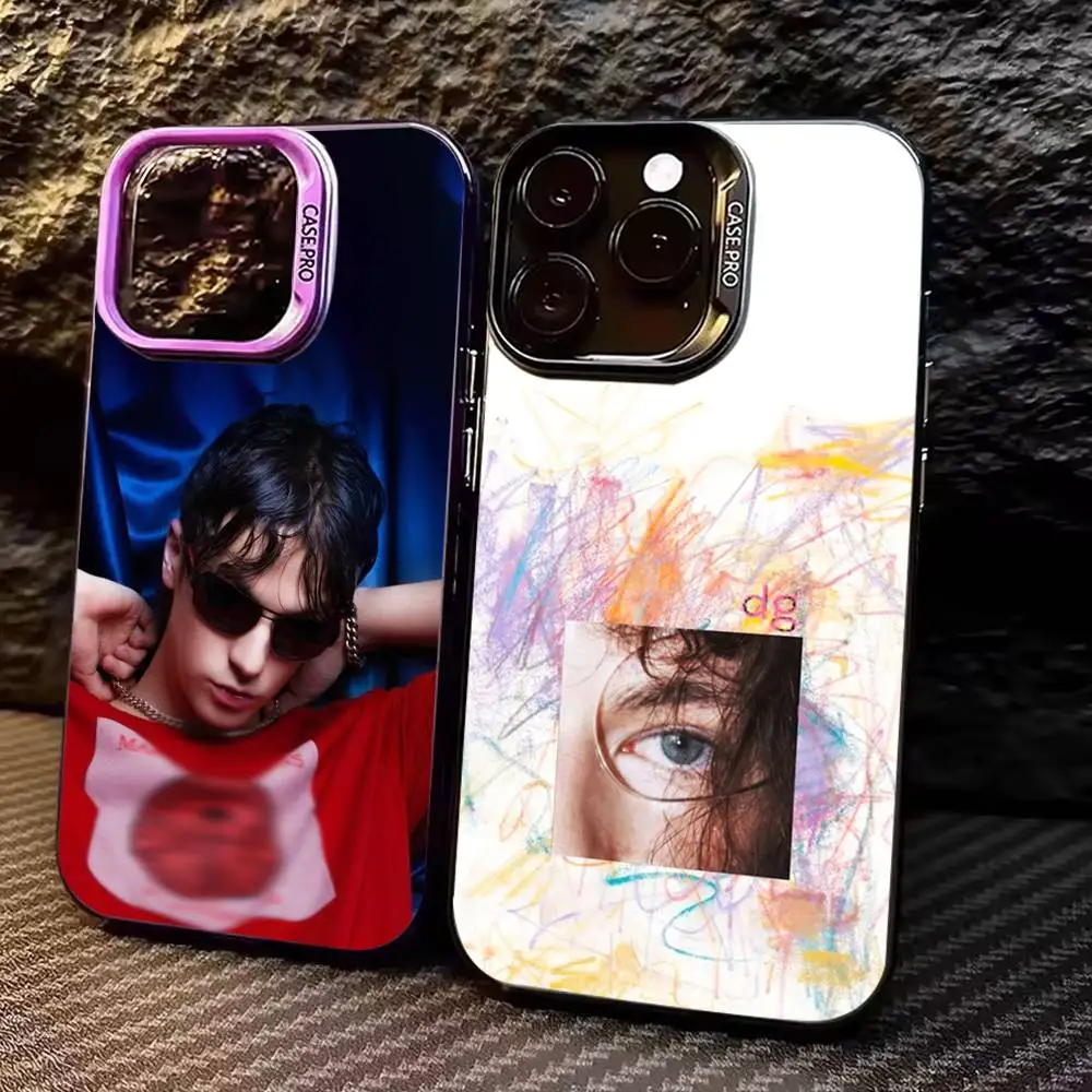 

Bladee 333 D-Drain G-Gang Phone Case For iPhone 17, 16,15,14,13,12,11 Plus,Pro Max, Colorful Silver Funda Cover