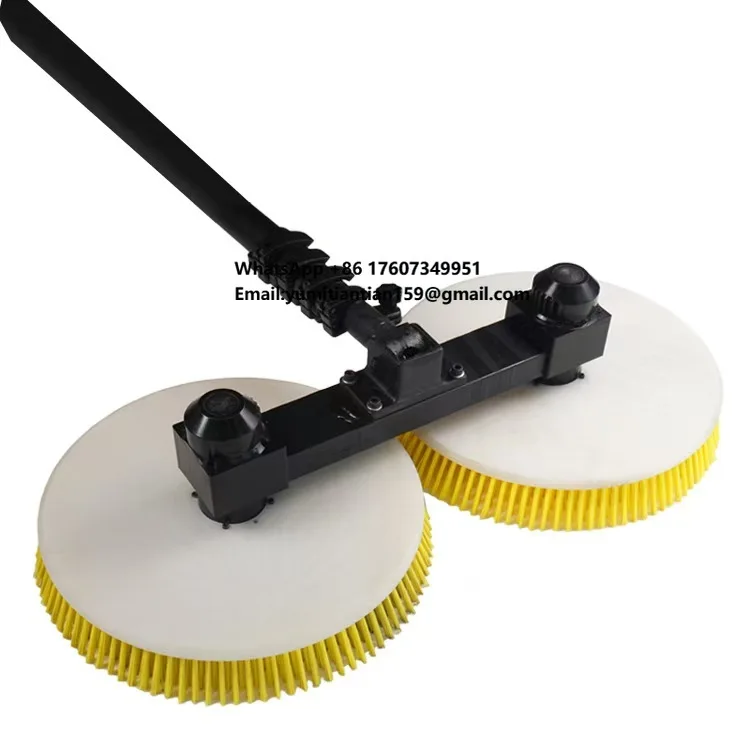 

TianZhu Factory Aluminum Pole Motor AC Electric Power Version Solar Panel Automatic CleaningTool Equipment Brush