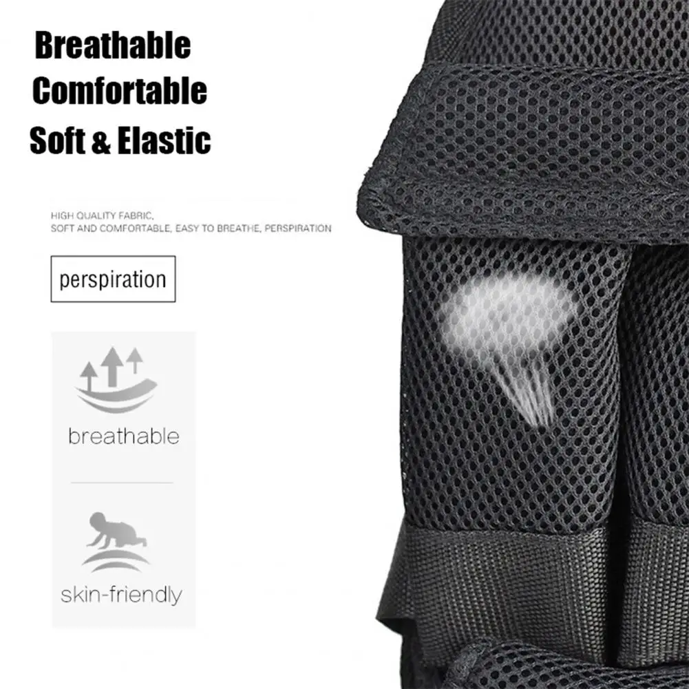 Fine Sewing Practical 20Kg Loading Weighted Jacket Shock Absorption Weighted Vest Wear-resistant for Workout