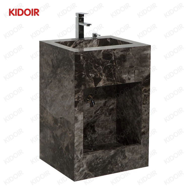 Potted Plants On StandsFull Standing Double Level Wudu Mate Marble Finished Sintered Stone Face Foot Washing Basin For Mosques M
