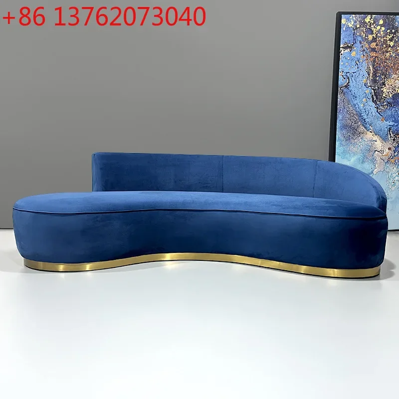 Simple special-shaped sofa, simple living room creative curved lazy sofa