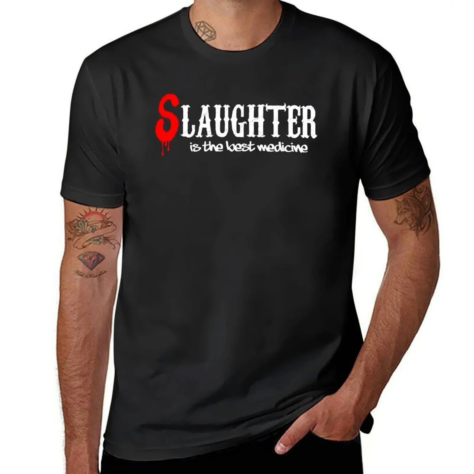 Laughter Is The Best Medicine I Hate People T-Shirt vintage customs customs design your own anime clothes t shirts for men