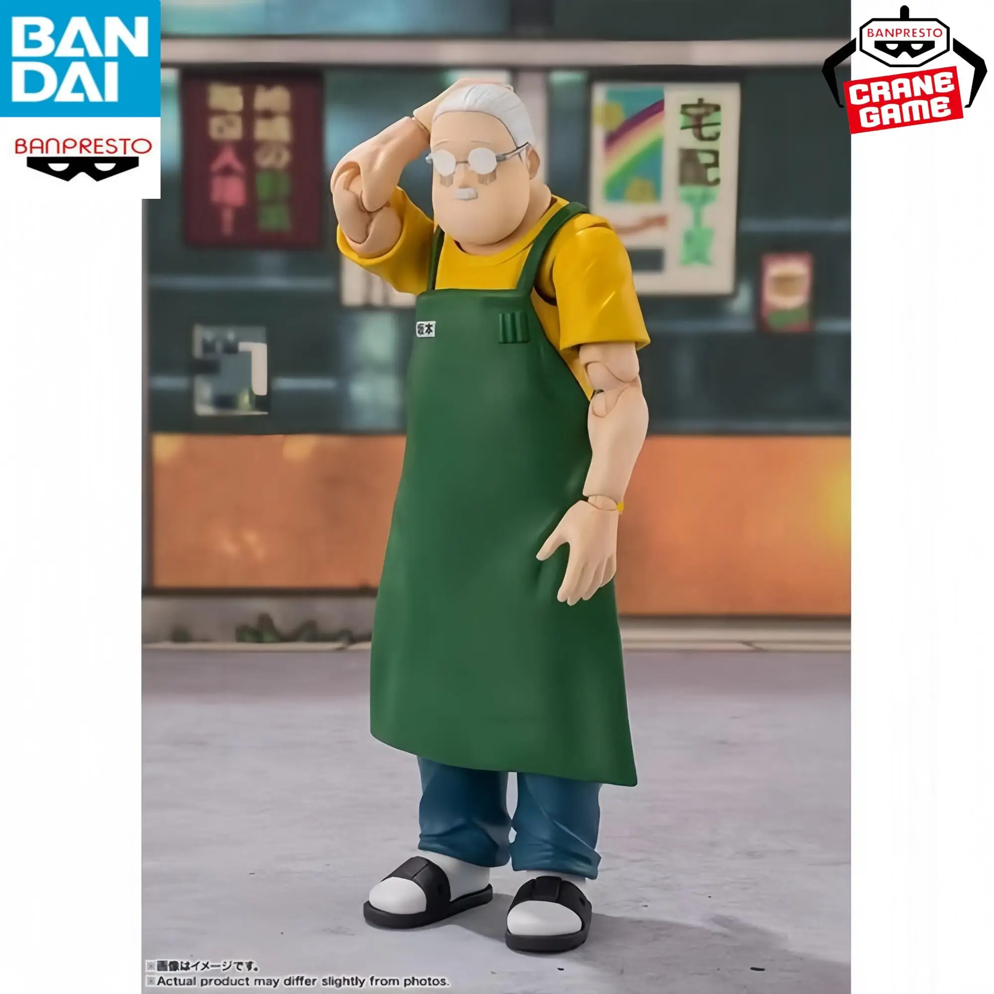 

Подлинная в наличии Bandai Banpresto Sakamoto Days Shf Taro Sakamoto Squabby, милые стильные фигурки, стоячая фигурка