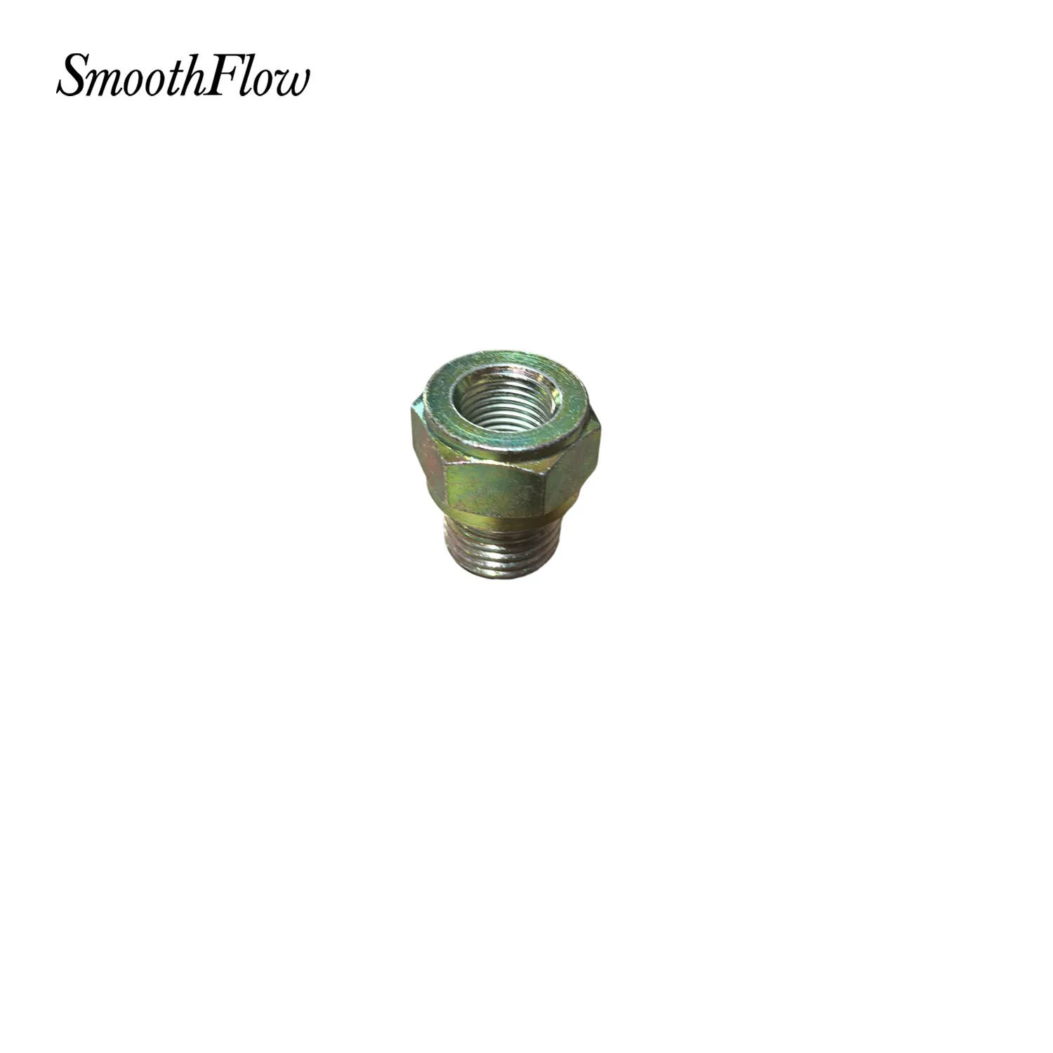 SmoothFlow Iron Zinc Plated Straight Adapter Female R1/8
