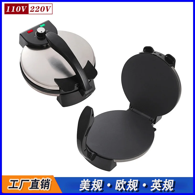 US EU Standard Thin Pancake Baking Machine Home Electric Griddle for Spring Wrapper Crepe Making