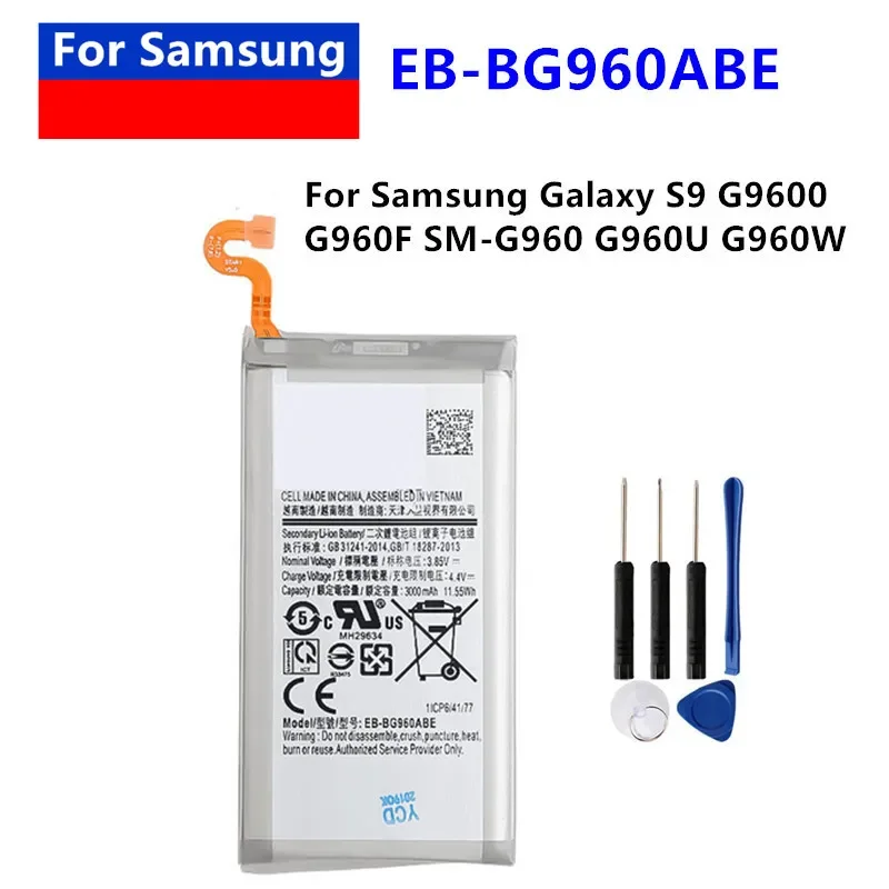 

3000mAh New EB-BG960ABE Battery For Samsung Galaxy S9 G9600 SM-G960F SM-G960 G960F G960 G960U G960W
