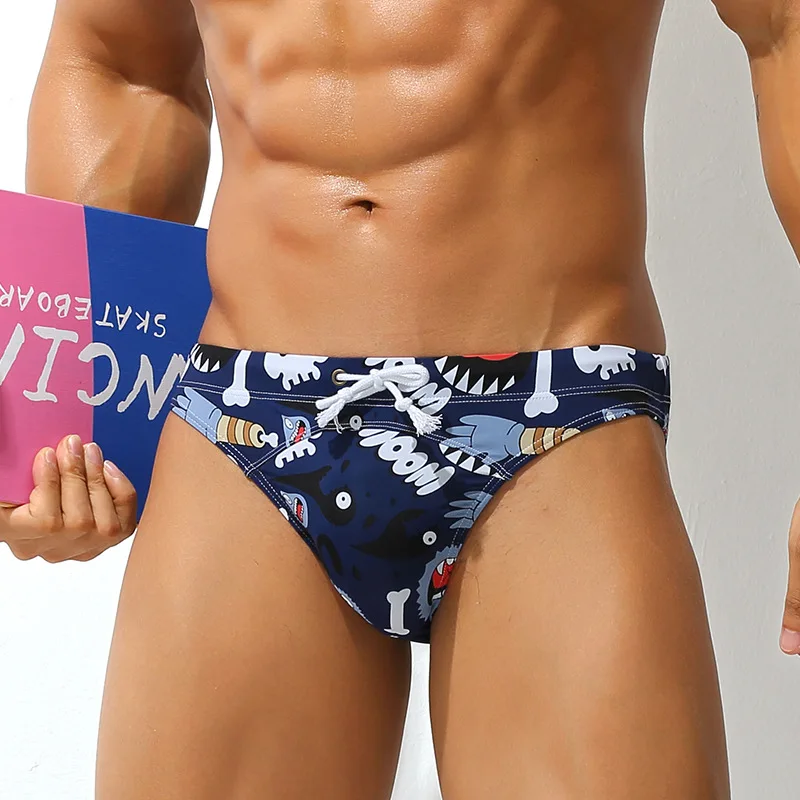2026 Physical Shot Wholesale Supply Men's Triangle Beach Swimming Pants Foreign Trade F1802