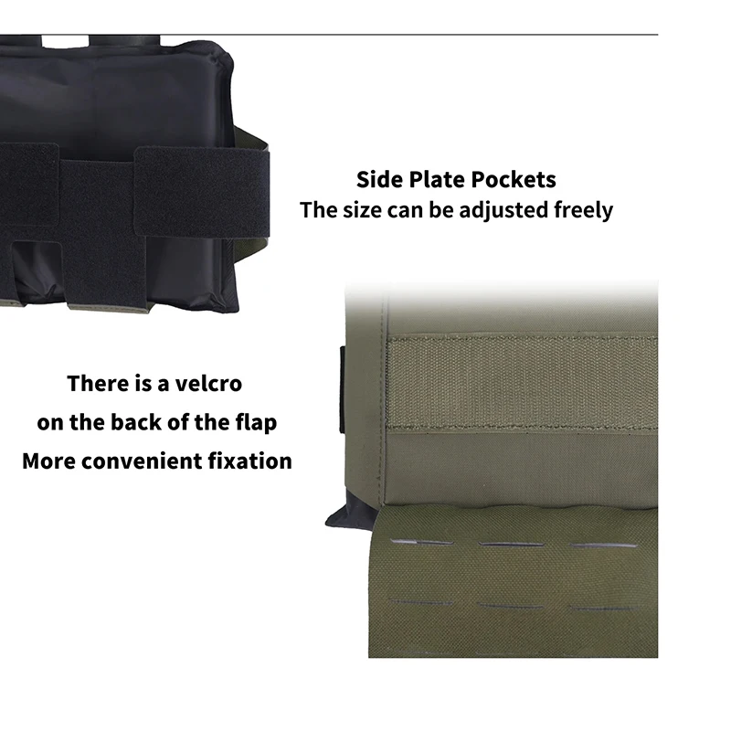 DM Gear Bolsillo portaplacas lateral para cummerbund táctico - imagen 4