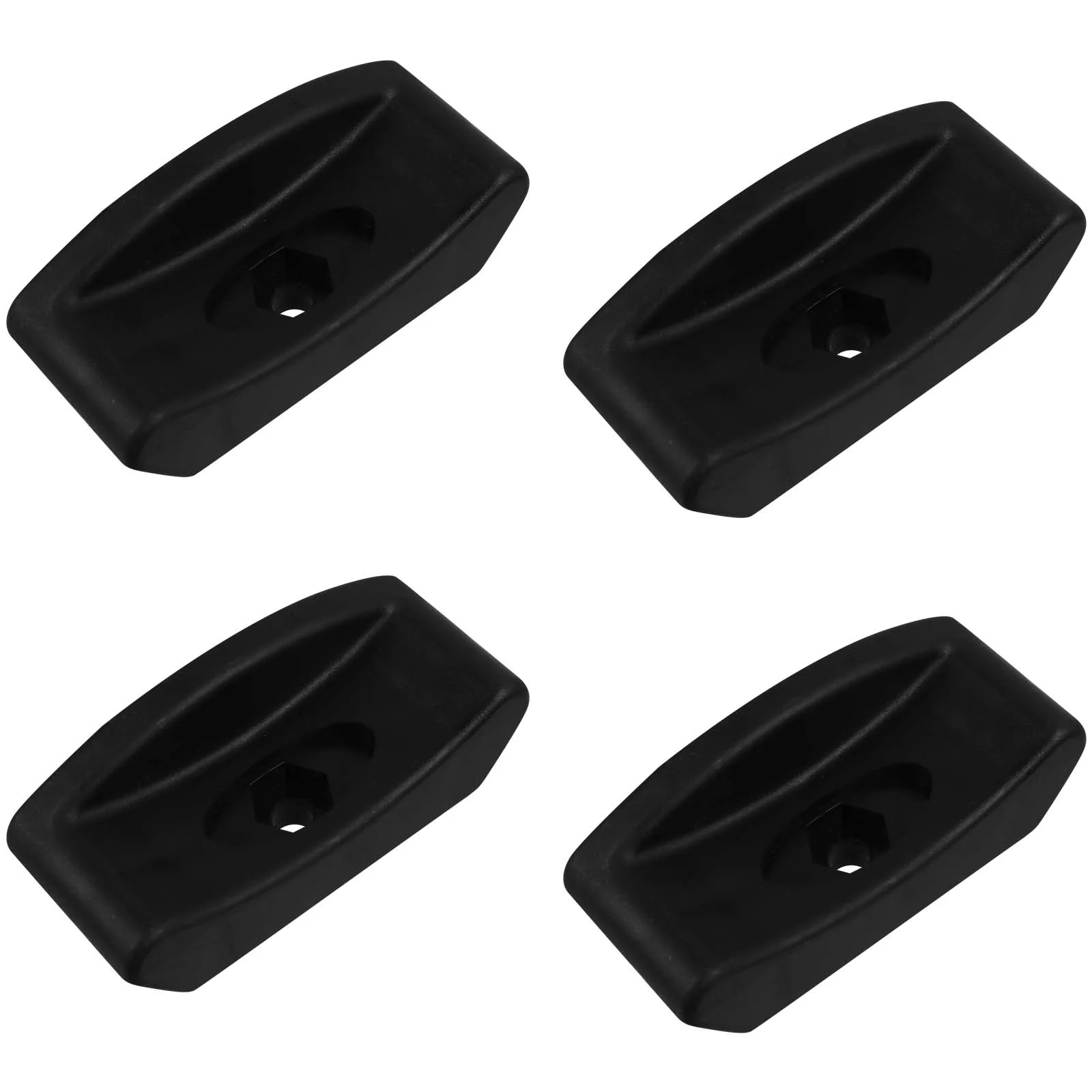 4 Pcs Dumbbell Rack Support Racks Bracket Holder Brackets for Dumbbells Black Storage Stands