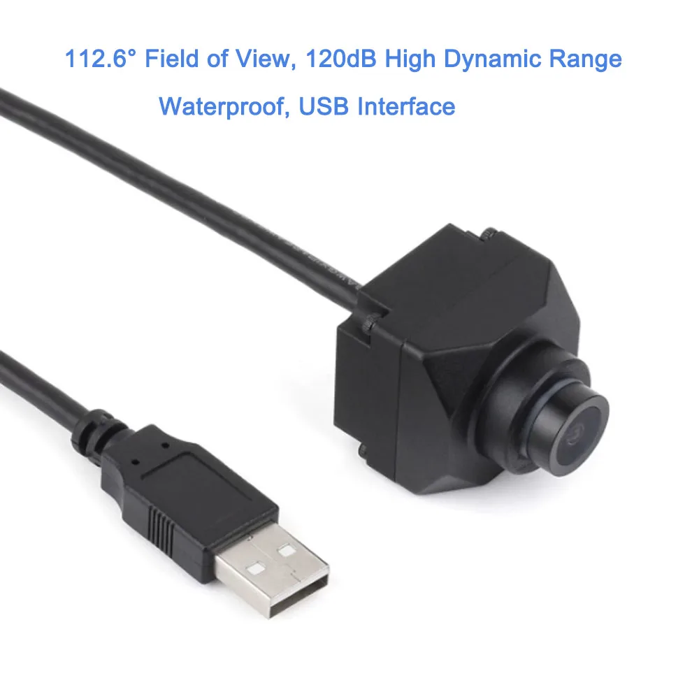Waveshare 2MP Camera PS5268 Sensor Fixed Focus Rolling Shutter IP67 Waterproof