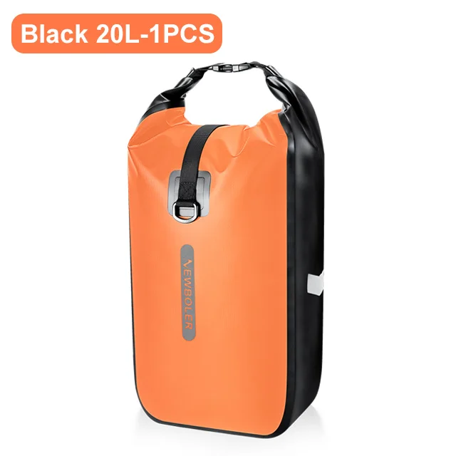 NEWBOLER 10L 20L Waterdichte Fiets Voorvork Tas Quick Release Fiets Achterbank Kofferbak Tas Fietstas Fietsaccessoires