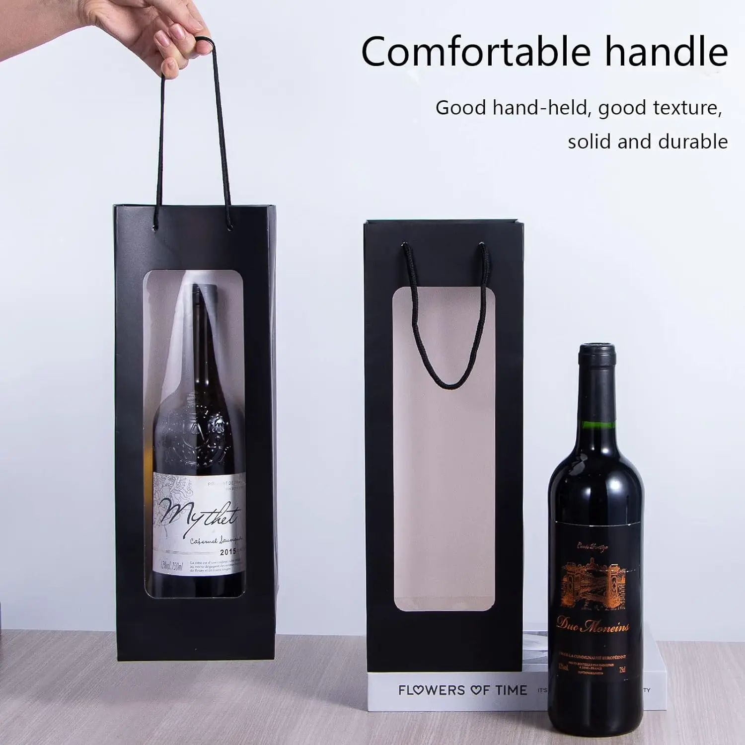 9pcs,Wine Gift Bag Kraft Paper Wine Gift Bags Double Wine Gift Bag Wine Tote Bags Wine Bottle Gift Bag Kraft Paper Wine Tote Bag