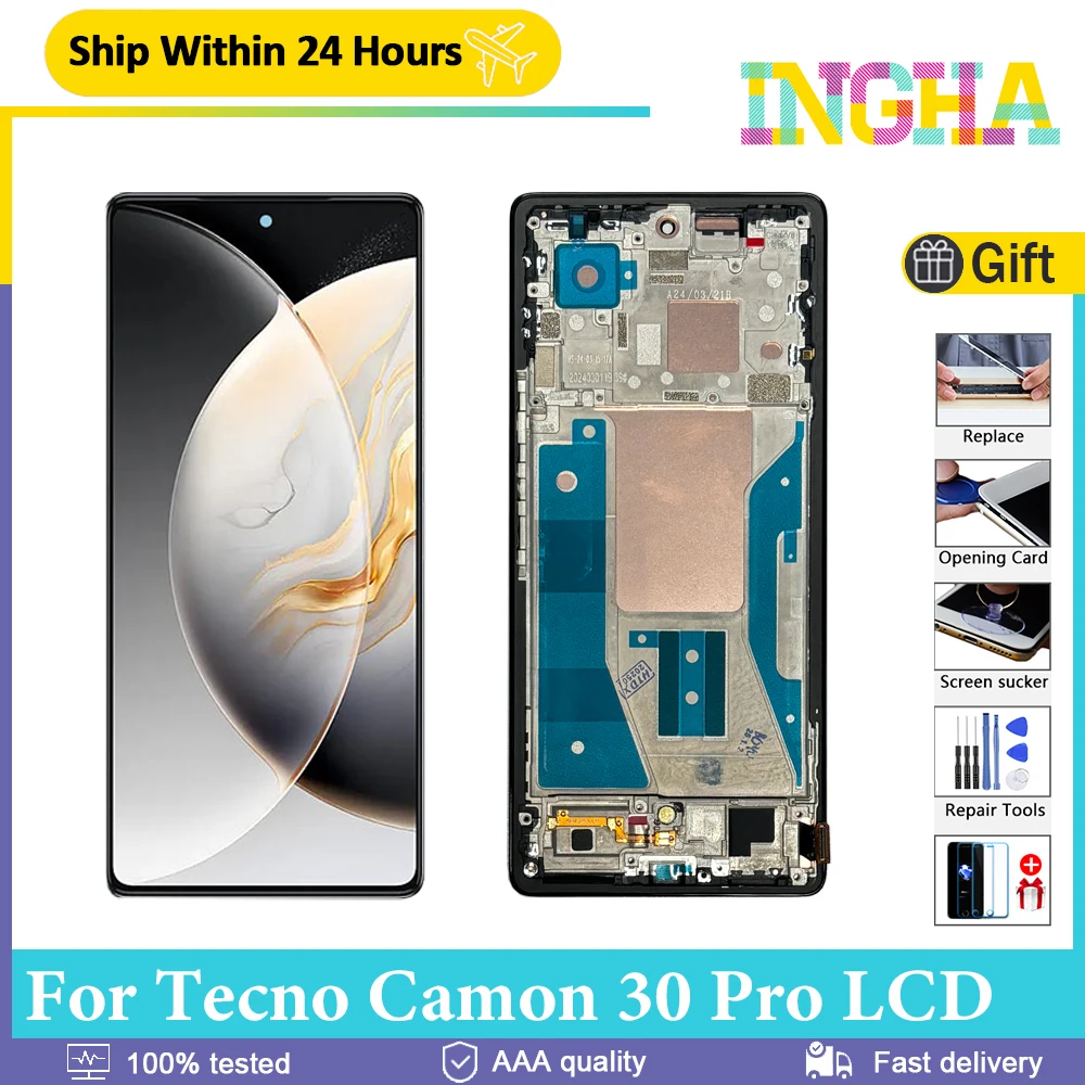 توصية وتحليل لشاشة LCD لجهاز Tecno Camon 30 Pro بحجم 6.78 بوصة CL8