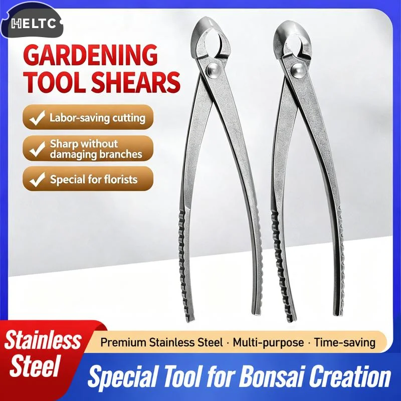 Frosted Bonsai Tools Bonsai Shears Potted Shears Gardening Shears Without Trimming Steel Pruning Pliers Leaf Bud Diagonal Pliers