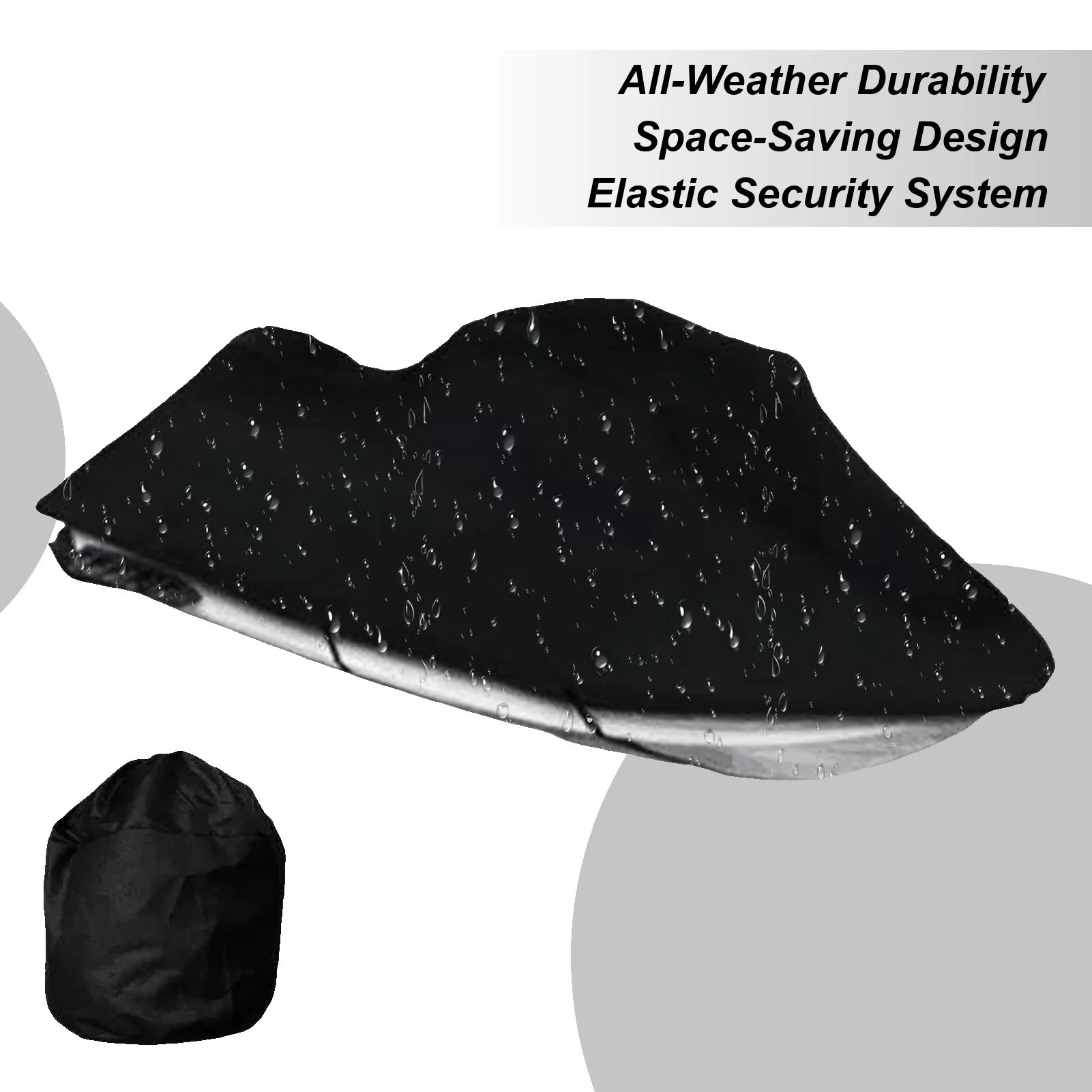 Outdoor Water Motorcycle Boat Protective Cover 210D Oxford Fabric UV-Resistant Waverunner Protector For Water Boaters
