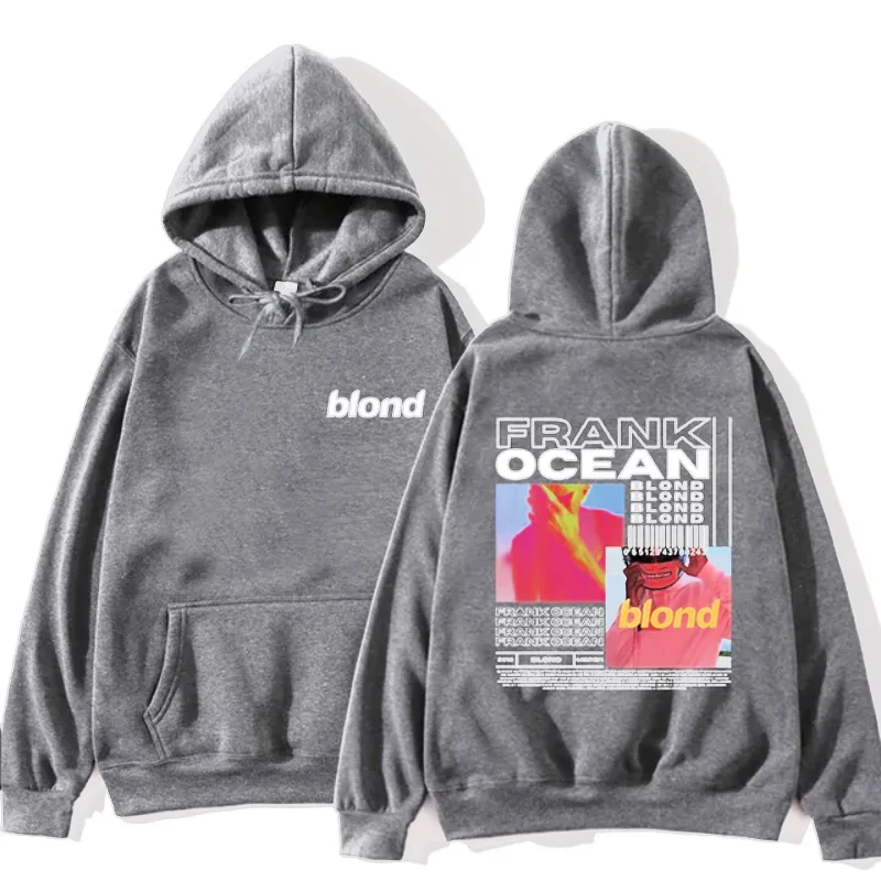 الرجال الهيب هوب الرياضة هوديي ألبوم الطرفية هوديي ملابس رياضية عصرية متعددة الاستخدامات بسيطة هوديي نحى المواد للدفء #5