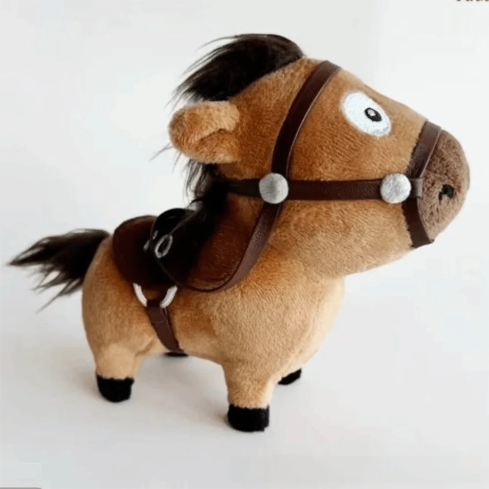 Mascot Pony Bag Pendant Good Luck Chinese Style Stuffed Animal Keyring 2026 Year of the Horse Fluffy Zodiac Pony Figurine